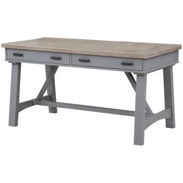 Americana Modern Dove 60 Inch Writing Desk