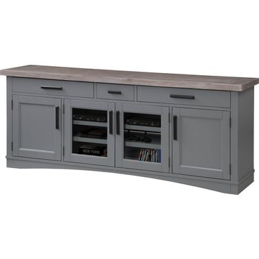 Americana Modern Dove 76 Inch TV Console