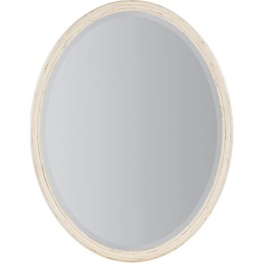 Americana Oval Mirror In White