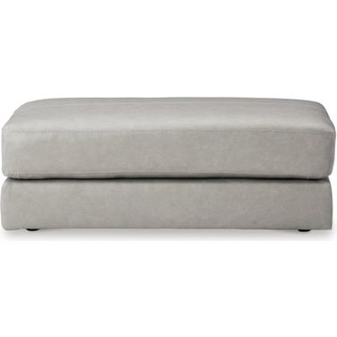 Amiata Oversized Accent Ottoman In Glacier