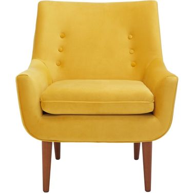 Amina Accent Chair in Gold