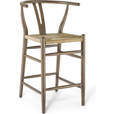 Amish Gray Wood Counter Stool EEI-3850-GRY