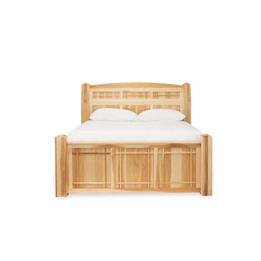 Amish Highlands Natural King Storage Bed