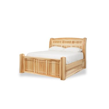 Amish Highlands Natural Queen Storage Bed