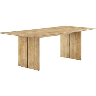 Amistad 86 Inch Wood Dining Table In Oak