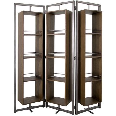 Ammira Large Screen Shelf In Medium Brown