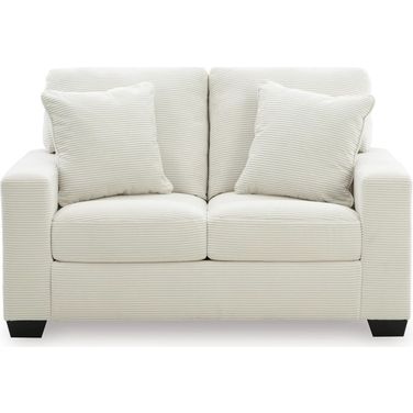 Ammon Loveseat In Ivory