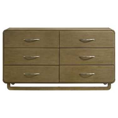 Amsbury 6-Drawer Dresser Cabinet In Nutmeg