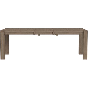 Anacortes Leg Table With One Self Storing Leaf In Dark Taupe