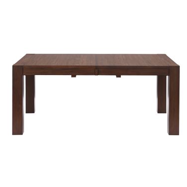 Anacortes Mahogany 90" Extendable Rectangular Leg Dining Table