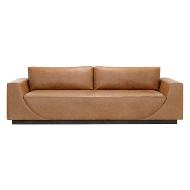 Anakin Sofa In Dark Brown and Tuscany Cognac