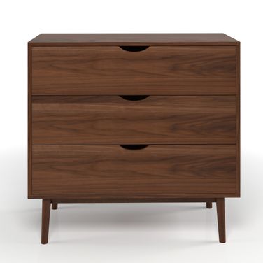 Analise 3-Drawer Chest In Walnut