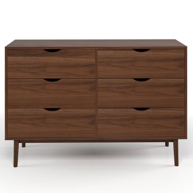 Analise 6-Drawer Dresser In Walnut