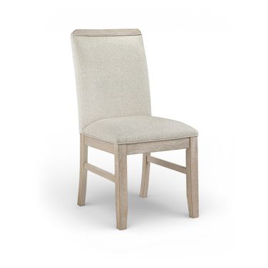 Ananda Fabric Upholstered Dining Chair Set of 2 In Beige