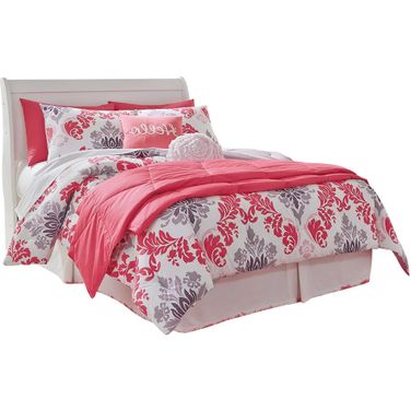 Anarasia White Full Sleigh Headboard Only