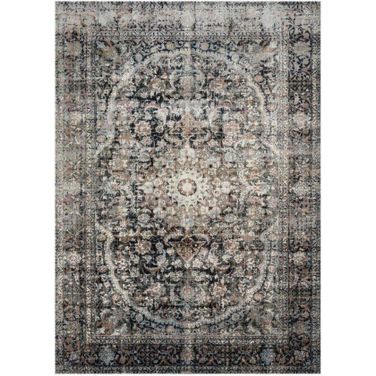 Anastasia Charcoal/Sunset 2'7" x 12' Rug