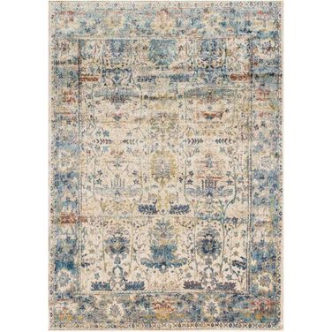 Anastasia Sand/Lt. Blue 5'3" x 5'3" Rug