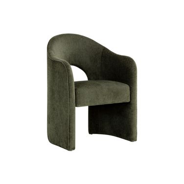 Anaya Dining Armchair In Olive