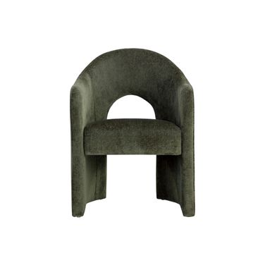 Anaya Dining Armchair In Olive