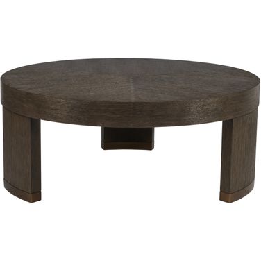 Andare Andare Round Cocktail Table In Brown