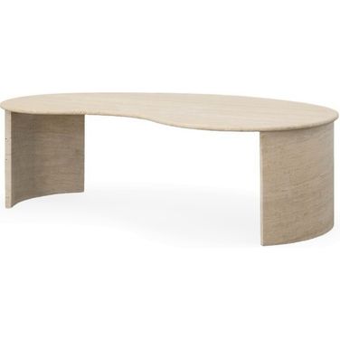 Anders Cocktail Table In Travertine