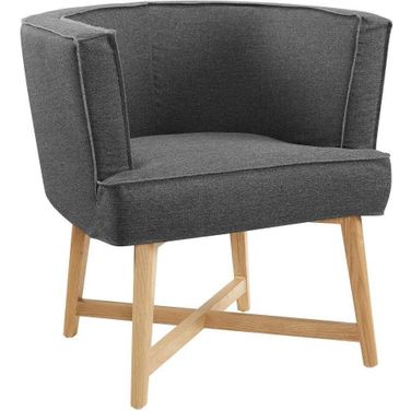 Anders Upholstered Fabric Accent Chair EEI-3432-GRY
