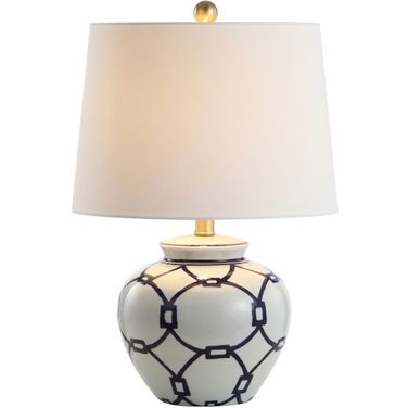 Anders White and Blue Table Lamp