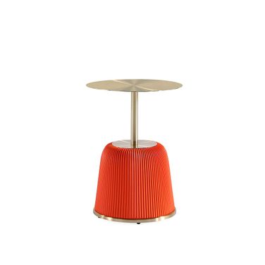 Anderson End Table In Orange and Gold