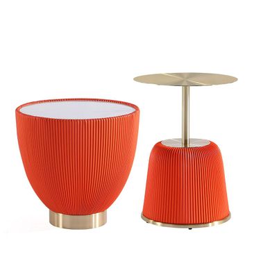 Anderson End Table Set of 2 In Orange