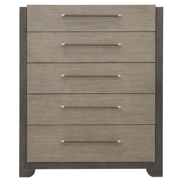 Anderson Park 5 Drawer Chest In Moose Trail and Frontier Brown
