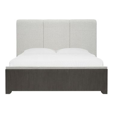 Anderson Park California King Upholstered Bed In Moose Trail and Frontier Brown