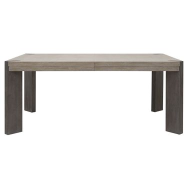 Anderson Park Leg Dining Table In Moose Trail and Frontier Brown
