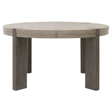 Anderson Park Round Dining Table In Moose Trail and Frontier Brown