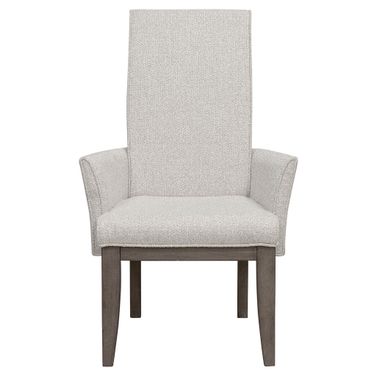 Anderson Park Upholstered Arm Chair Set of 2 In Moose Trail and Frontier Brown