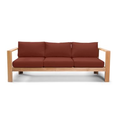 Ando Sofa In Canvas Henna and Teak