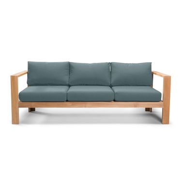 Ando Sofa In Cast Lagoon and Teak