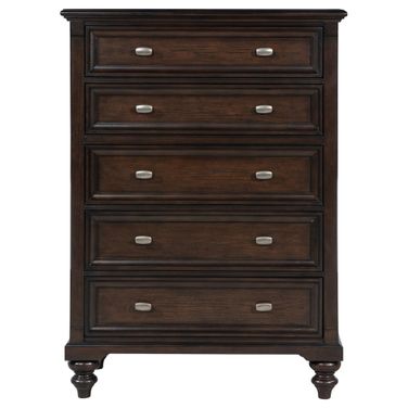 Andover 5-Drawer Chest of Drawers In Dark Oak
