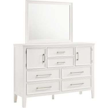 Andover White Mirror