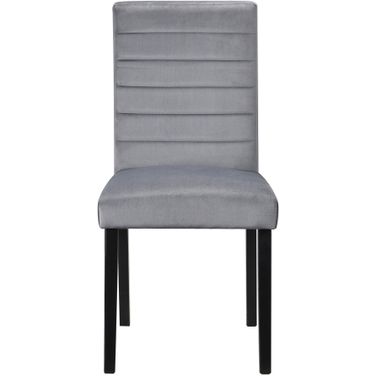 Andreas Dining Side Chair Set of 2 In Black and Gray