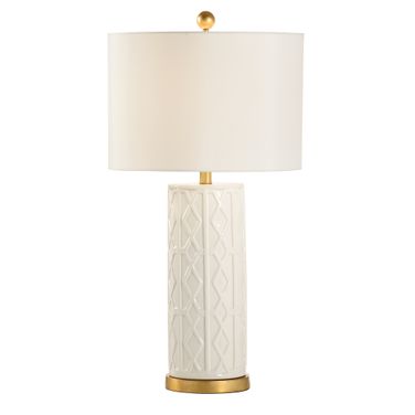 Andreu Lamp In White and Cream