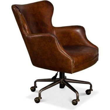 Andrew Vintage Cigar Jackson Desk Chair