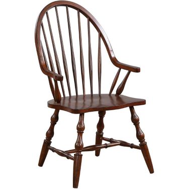 Andrews Seat Windsor Dining Chair with Arms