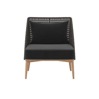 Andria Lounge Chair In Arashi Black
