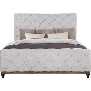 Andria Queen Bed In Reclaimed Oak