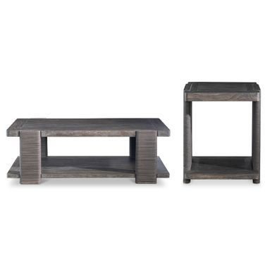 Andros Occasional Table Set In Brown