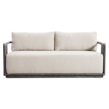 Andros Outdoor Sofa In Beige and Brown