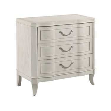 Harmony Angeline Bedside Chest In Eggshell