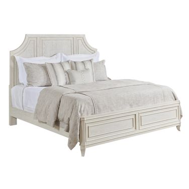 Harmony Angeline Queen Panel Bed In Eggshell