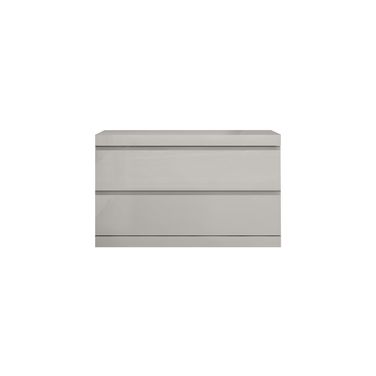Anna Large Nightstand In Light Grey