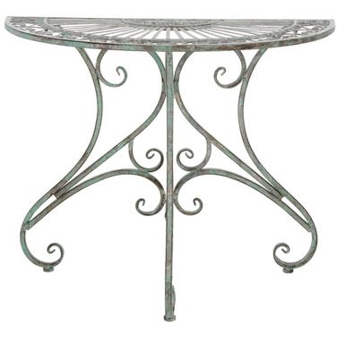 Annalise Accent Table in Antique Green